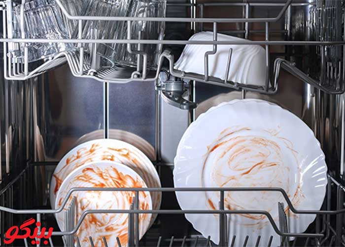 چربی ظرف ها و تمیز کردن ماشین ظرفشویی