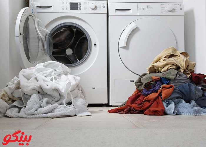 تفکیک لباس‌ها برای شست‌وشو در لباسشویی