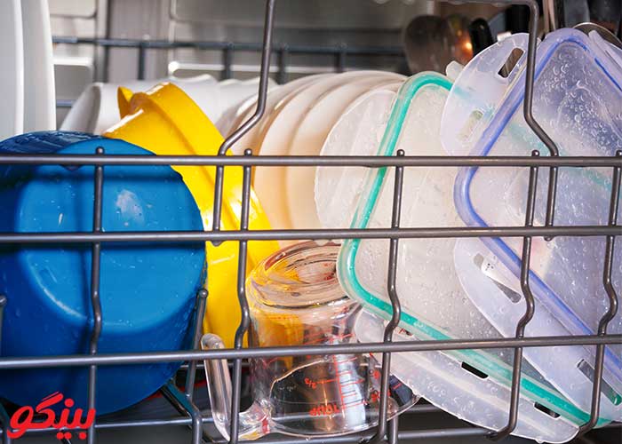 گذاشتن ظروف پلاستیکی و ملامین در ماشین ظرف‌شویی