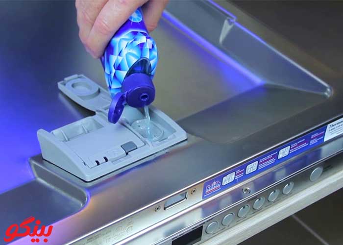 چرا چراغ نمک ماشین ظرفشویی روشن است